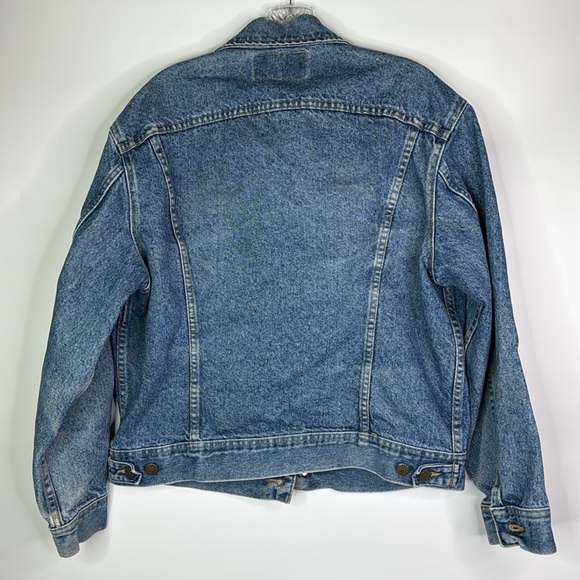 Vintage Riders Denim Trucker Jacket Size Medium - Picture 4 of 13